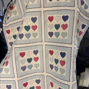 Lap Quilt 252 Hearts